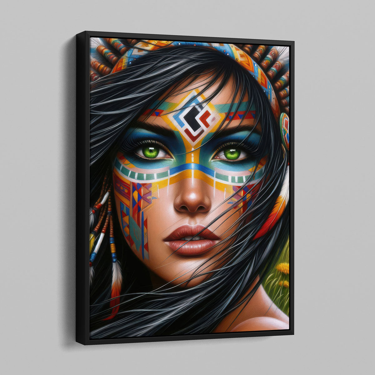 Native Woman Painting V2