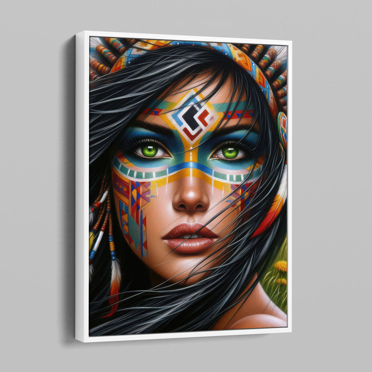 Native Woman Painting V2