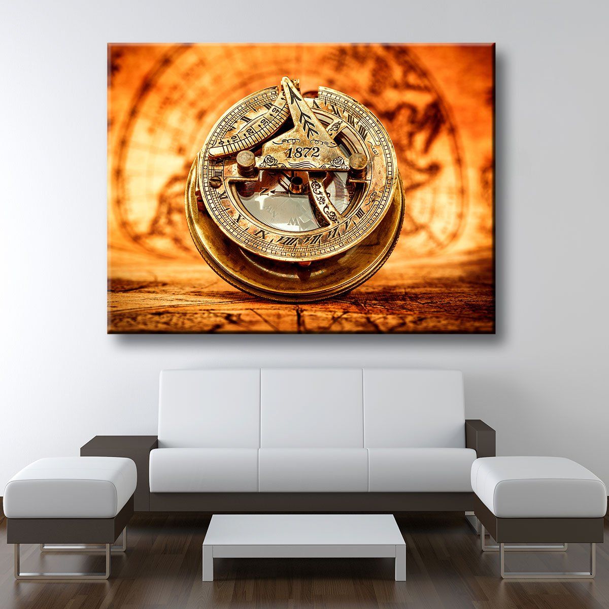 1872 Compass - Amazing Canvas Prints