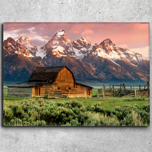 Barn In Grand Teton National Park