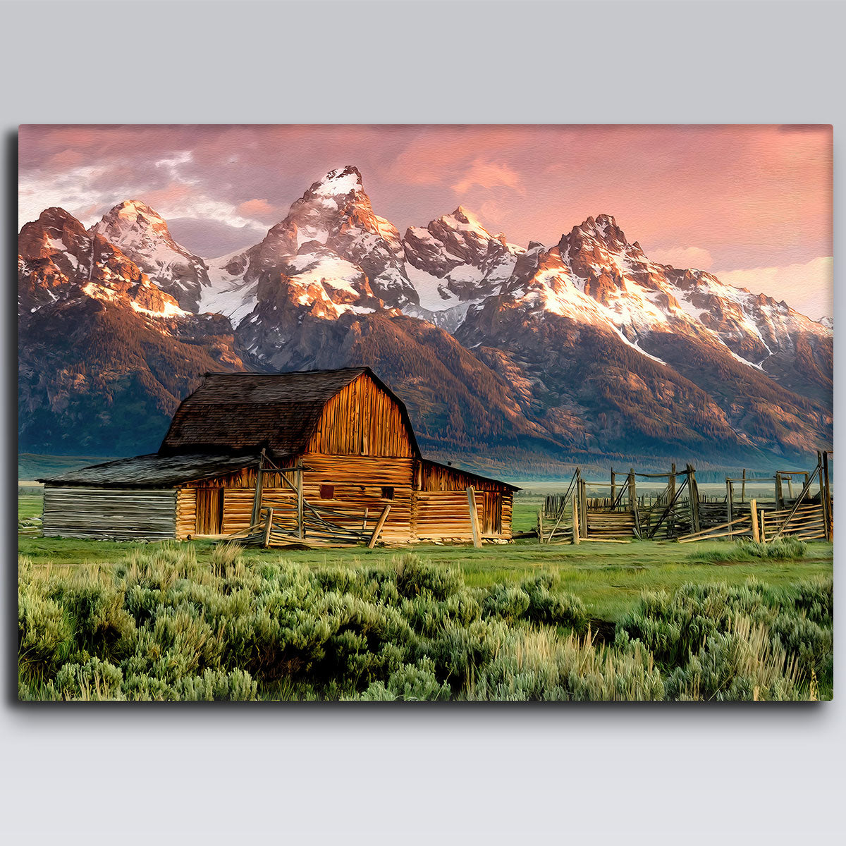 Barn In Grand Teton National Park