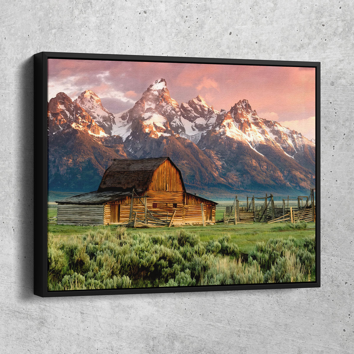 Barn In Grand Teton National Park