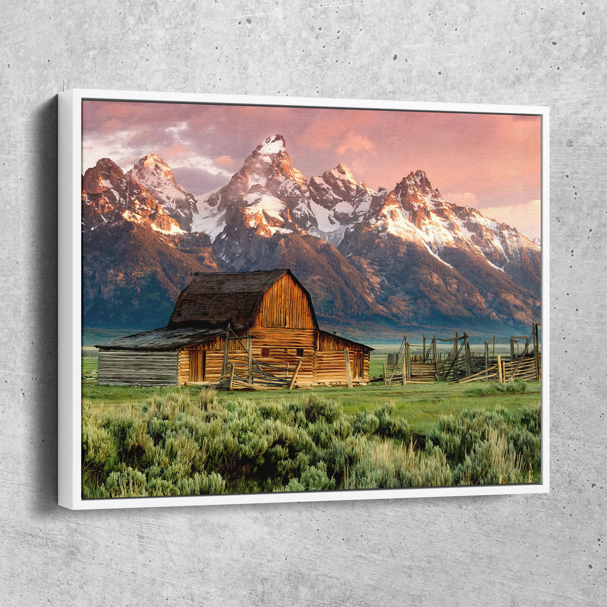Barn In Grand Teton National Park