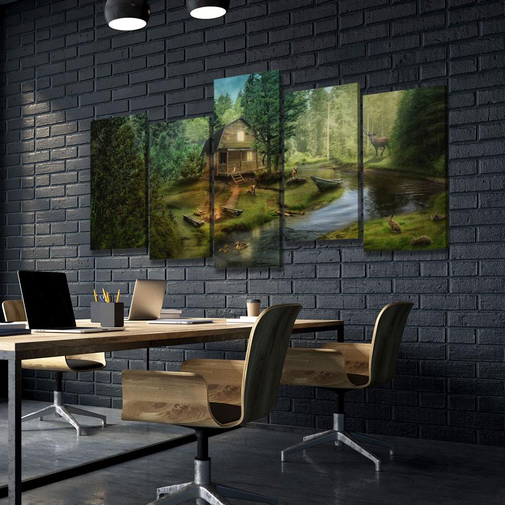 Beside The Creek - Amazing Canvas Prints