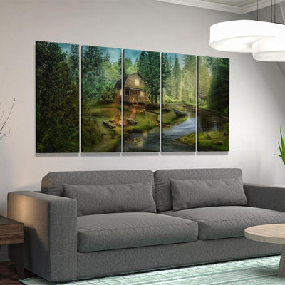 Beside The Creek - Amazing Canvas Prints