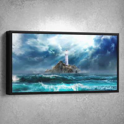 Break In The Storm - Amazing Canvas Prints
