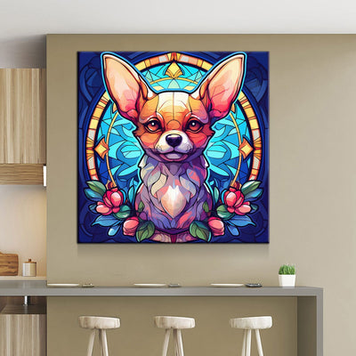 Stained Glass Chihuahua