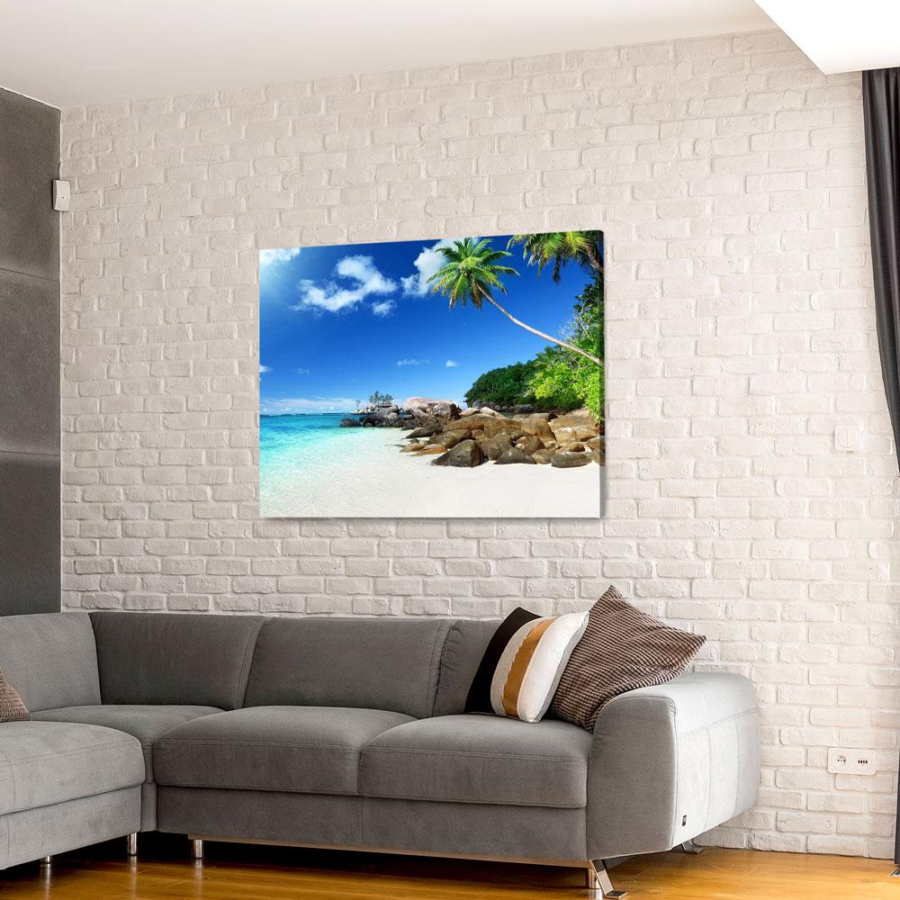 Coastal Tropical Beach Vacation - Amazing Canvas Prints