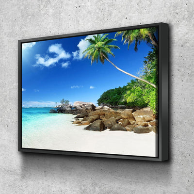 Coastal Tropical Beach Vacation - Amazing Canvas Prints