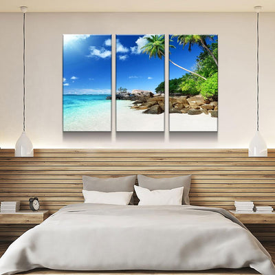 Coastal Tropical Beach Vacation - Amazing Canvas Prints