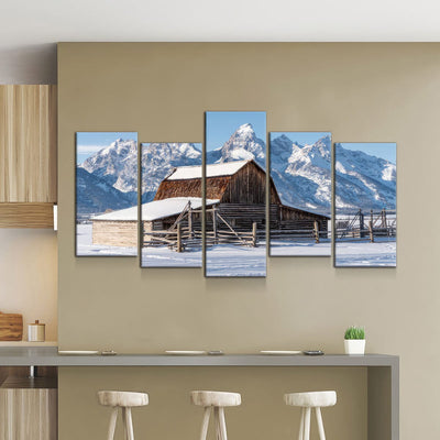 Grand Teton In The Winter