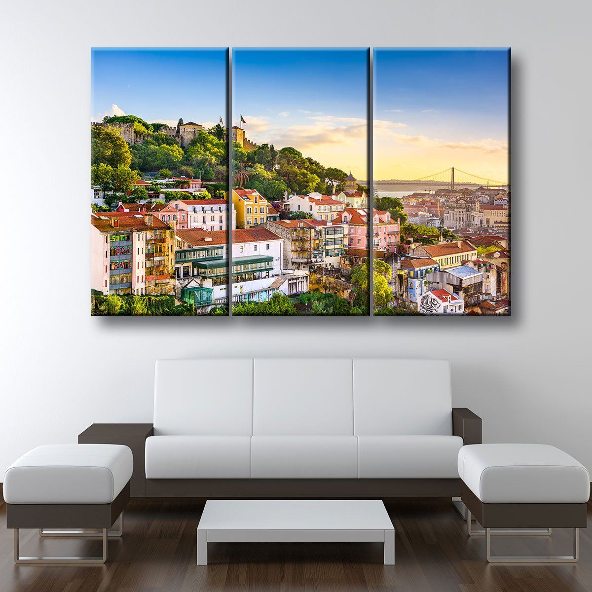 Lisbon Portugal Skyline - Amazing Canvas Prints