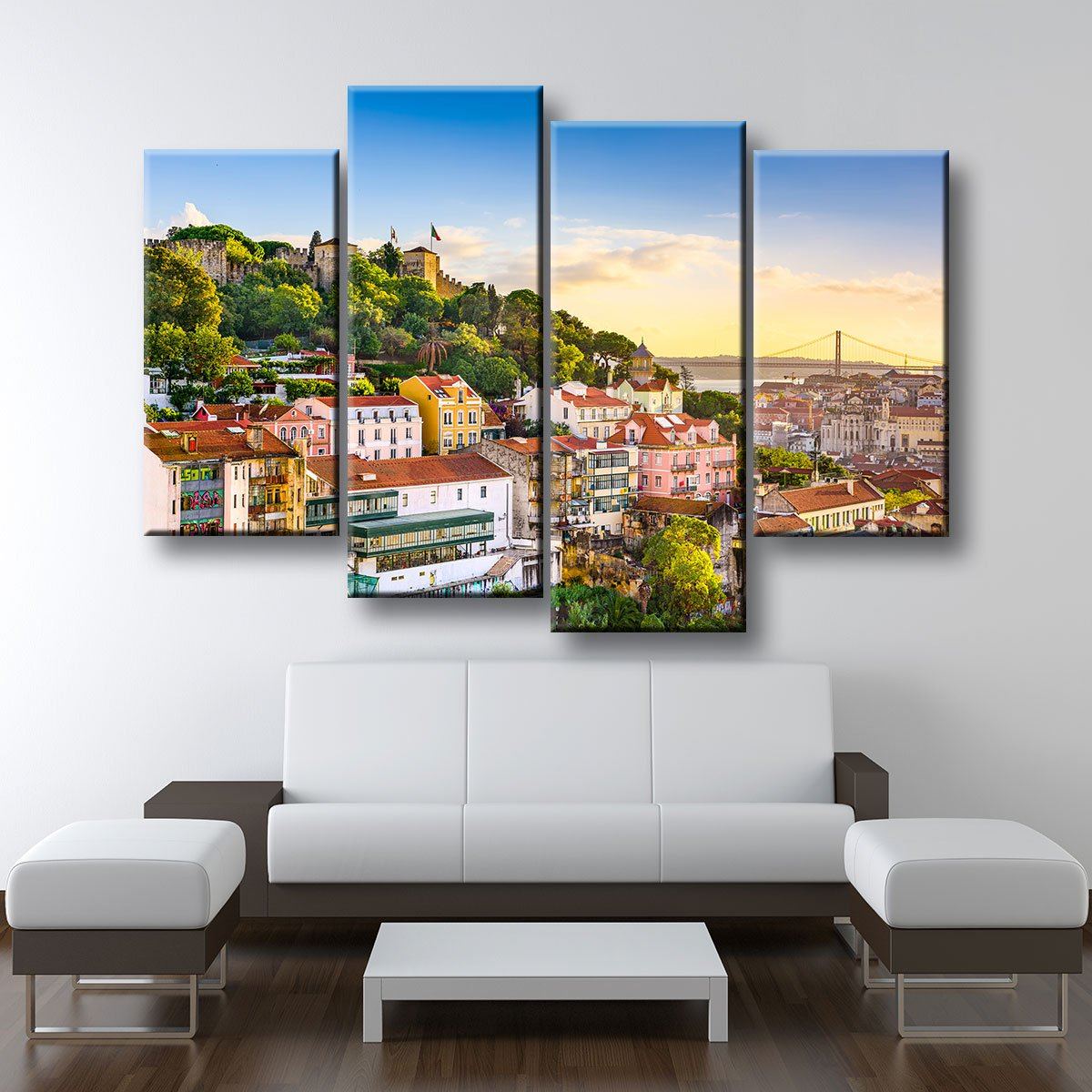 Lisbon Portugal Skyline - Amazing Canvas Prints