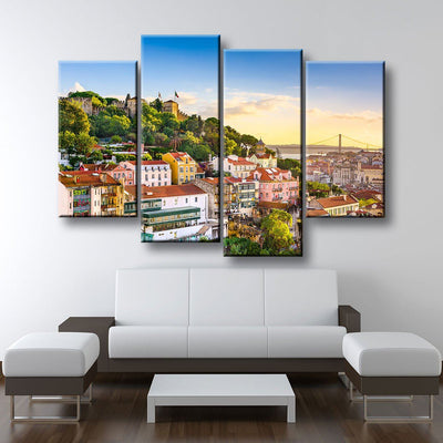 Lisbon Portugal Skyline - Amazing Canvas Prints