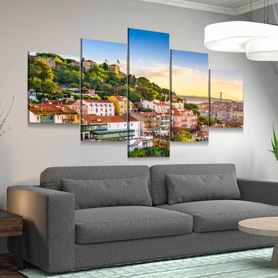 Lisbon Portugal Skyline - Amazing Canvas Prints
