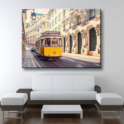 Lisbon Portugal Tram - Amazing Canvas Prints
