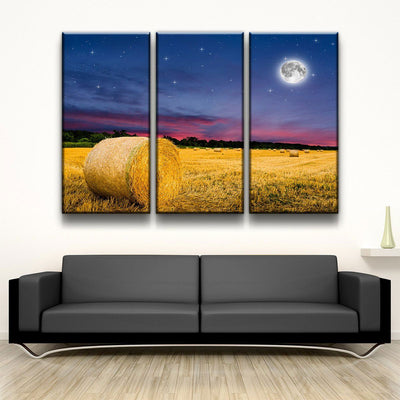 Moonlight Bales - Amazing Canvas Prints