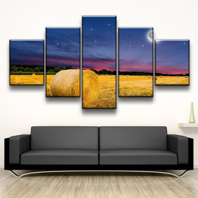 Moonlight Bales - Amazing Canvas Prints