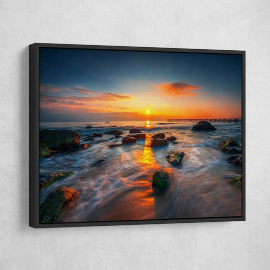 Rocky Shore Sunset