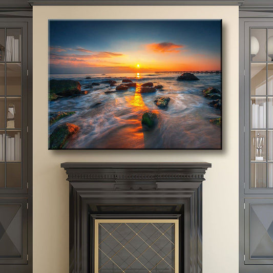 Rocky Shore Sunset