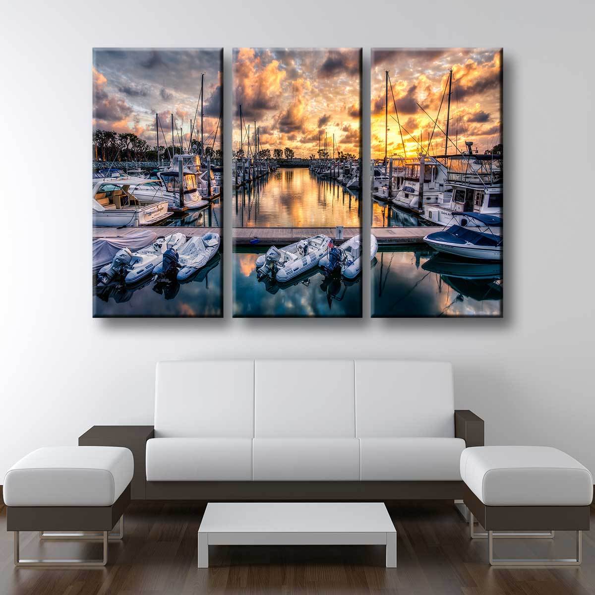 Boat Marina - Amazing Canvas Prints