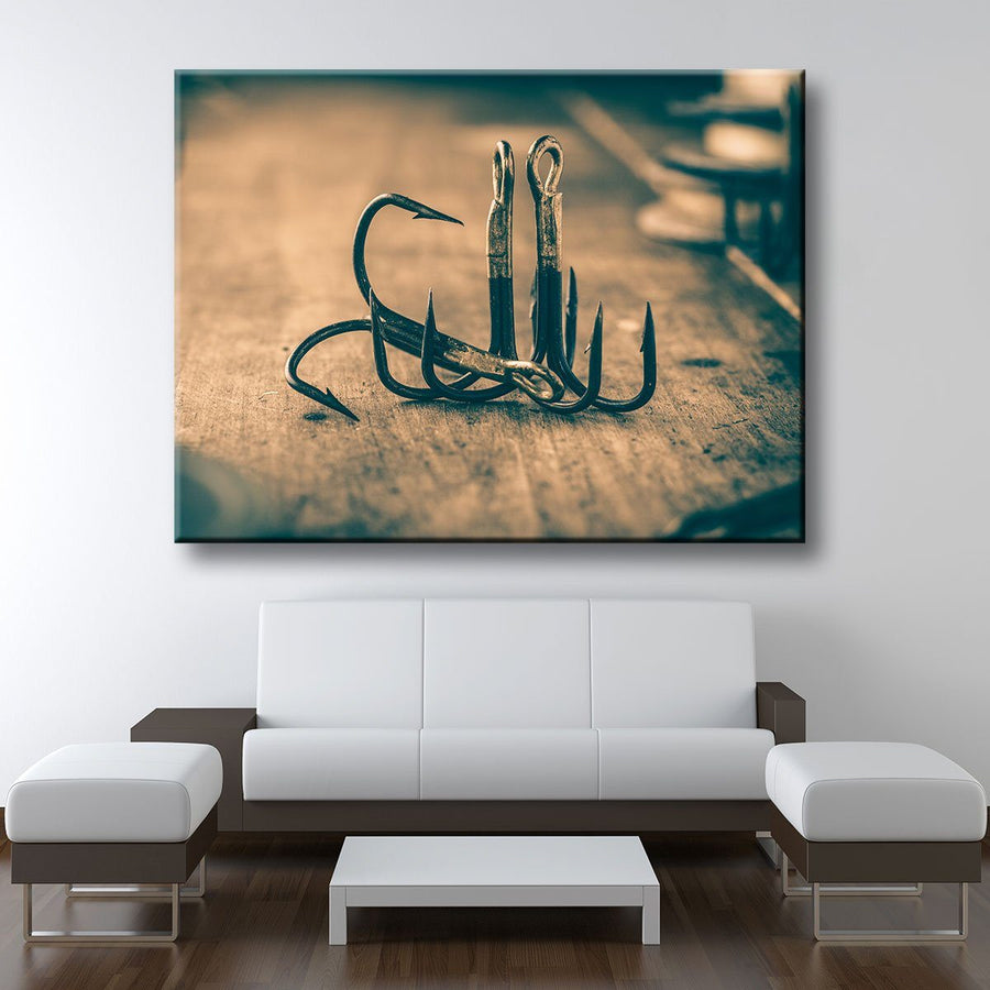 Fishing Hooks - Amazing Canvas Prints