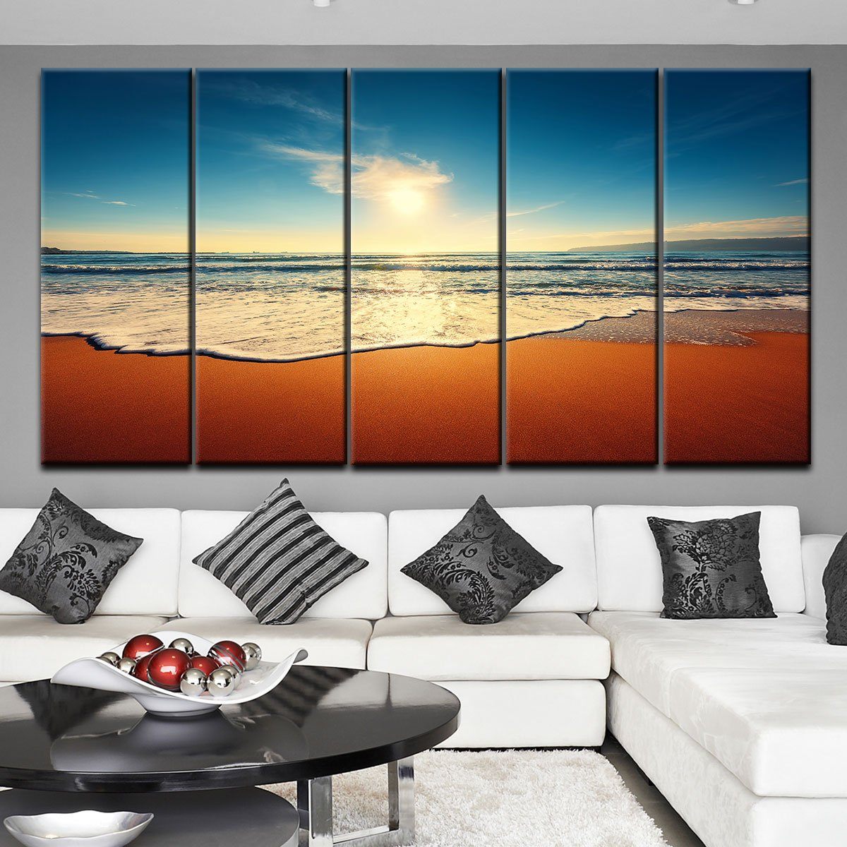 Golden Beach Sunrise - Amazing Canvas Prints