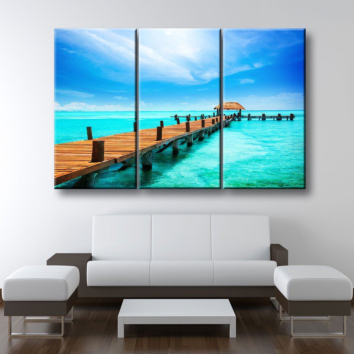 Pier By The Sea - Amazing Canvas Prints