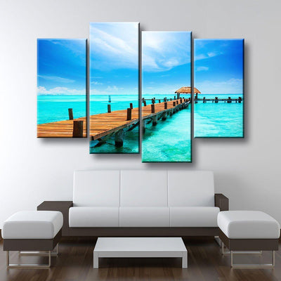 Pier By The Sea - Amazing Canvas Prints