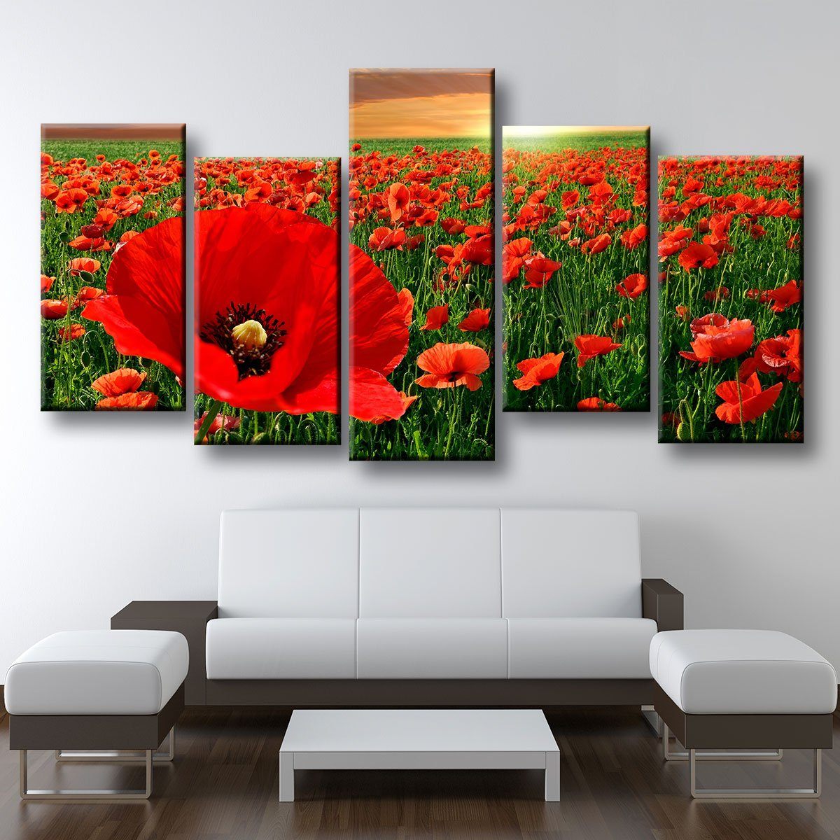 Poppy Fields - Amazing Canvas Prints