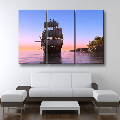 Sailing At Sunrise - Amazing Canvas Prints