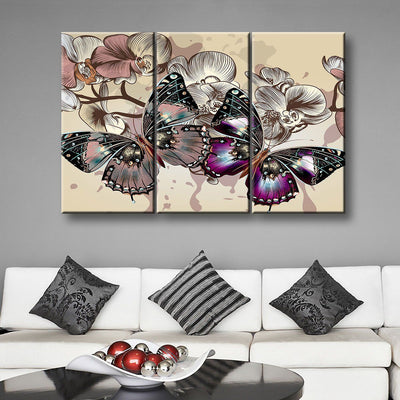 Two Butterflies Painting - Amazing Canvas Prints