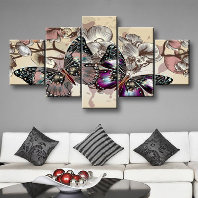 Two Butterflies Painting - Amazing Canvas Prints