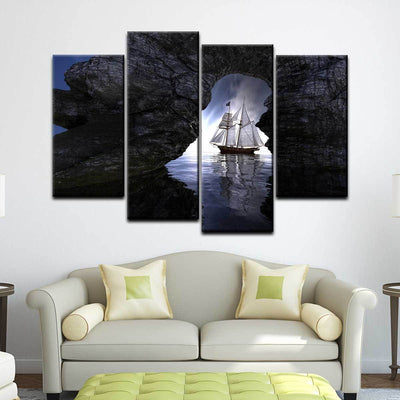 The Passing Ship - Amazing Canvas Prints