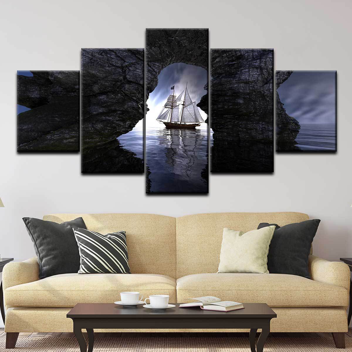 The Passing Ship - Amazing Canvas Prints