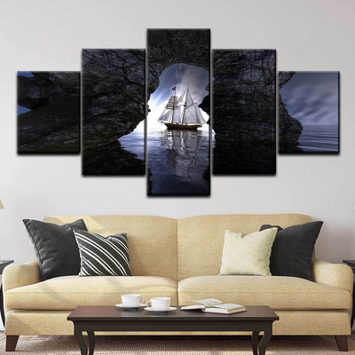 The Passing Ship - Amazing Canvas Prints