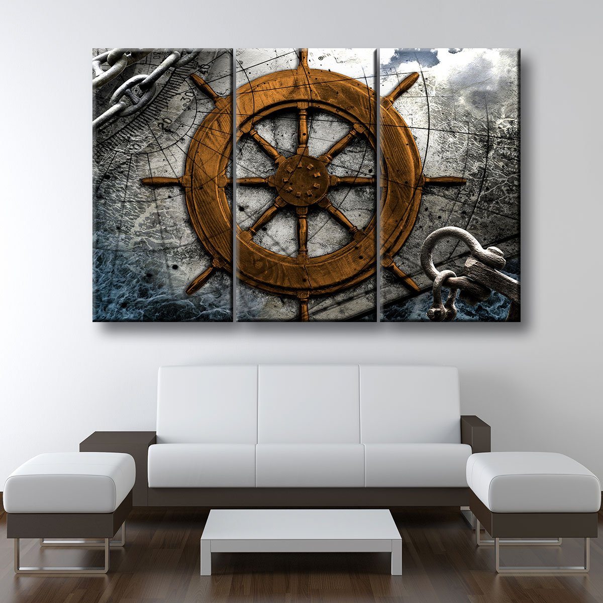 Vintage Nautical Collage V4 - Amazing Canvas Prints