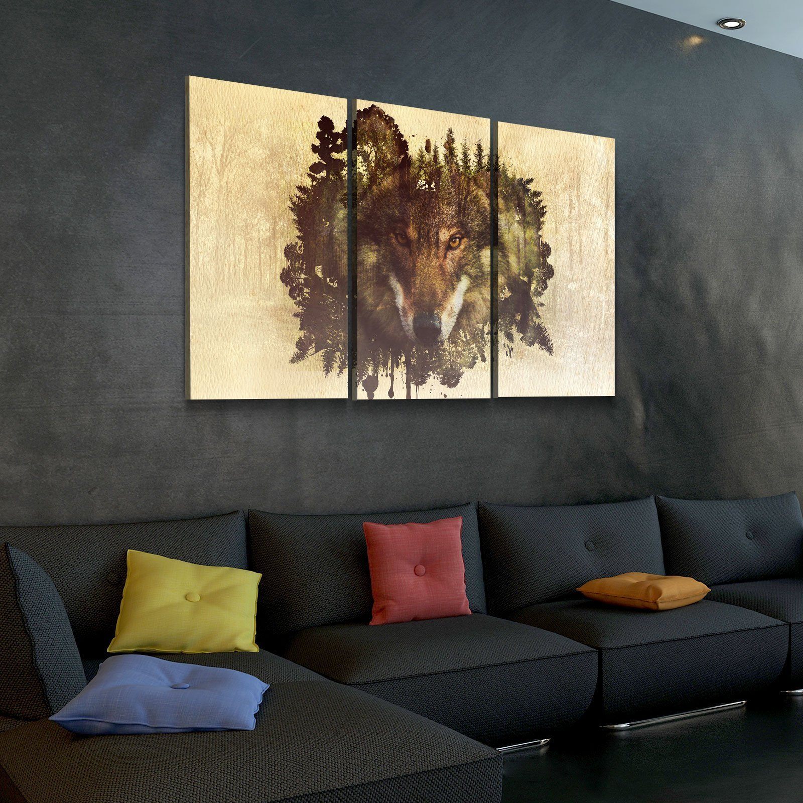 Woodland Wolf - Amazing Canvas Prints