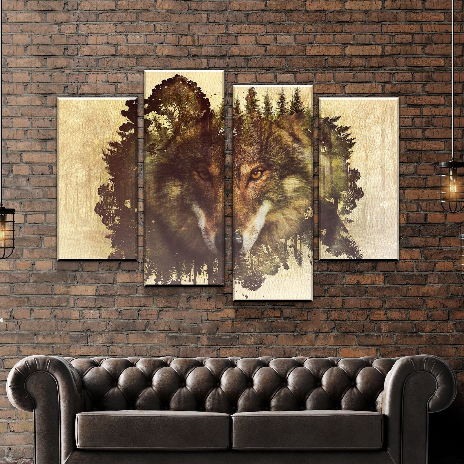 Woodland Wolf - Amazing Canvas Prints