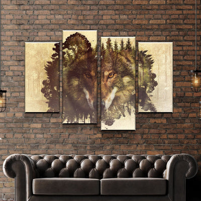 Woodland Wolf - Amazing Canvas Prints