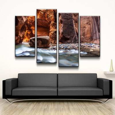 The Narrows of Zion Canyon - Amazing Canvas Prints